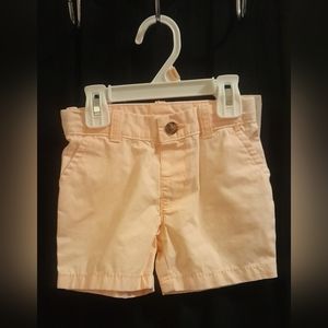 NWT Carter's boy shorts, Melon Colored, Size 12 Month